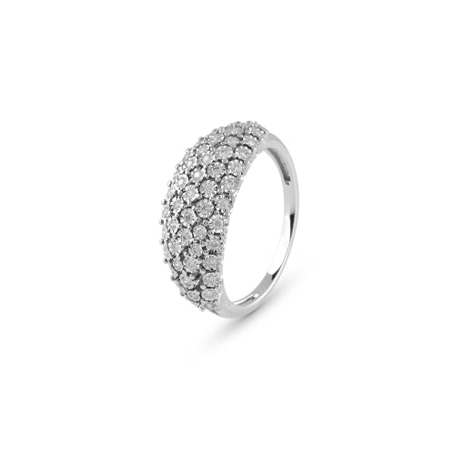 Anello Bliss - RUGIADA PAVE