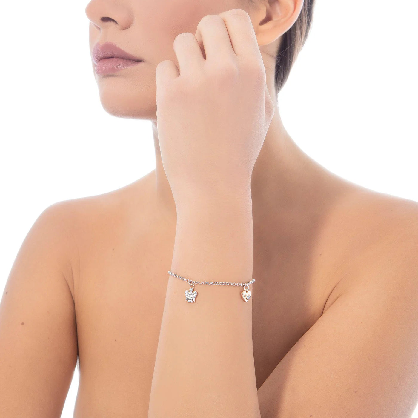 Bracciale Giannotti - ANGELI E CUORI IN ARGENTO