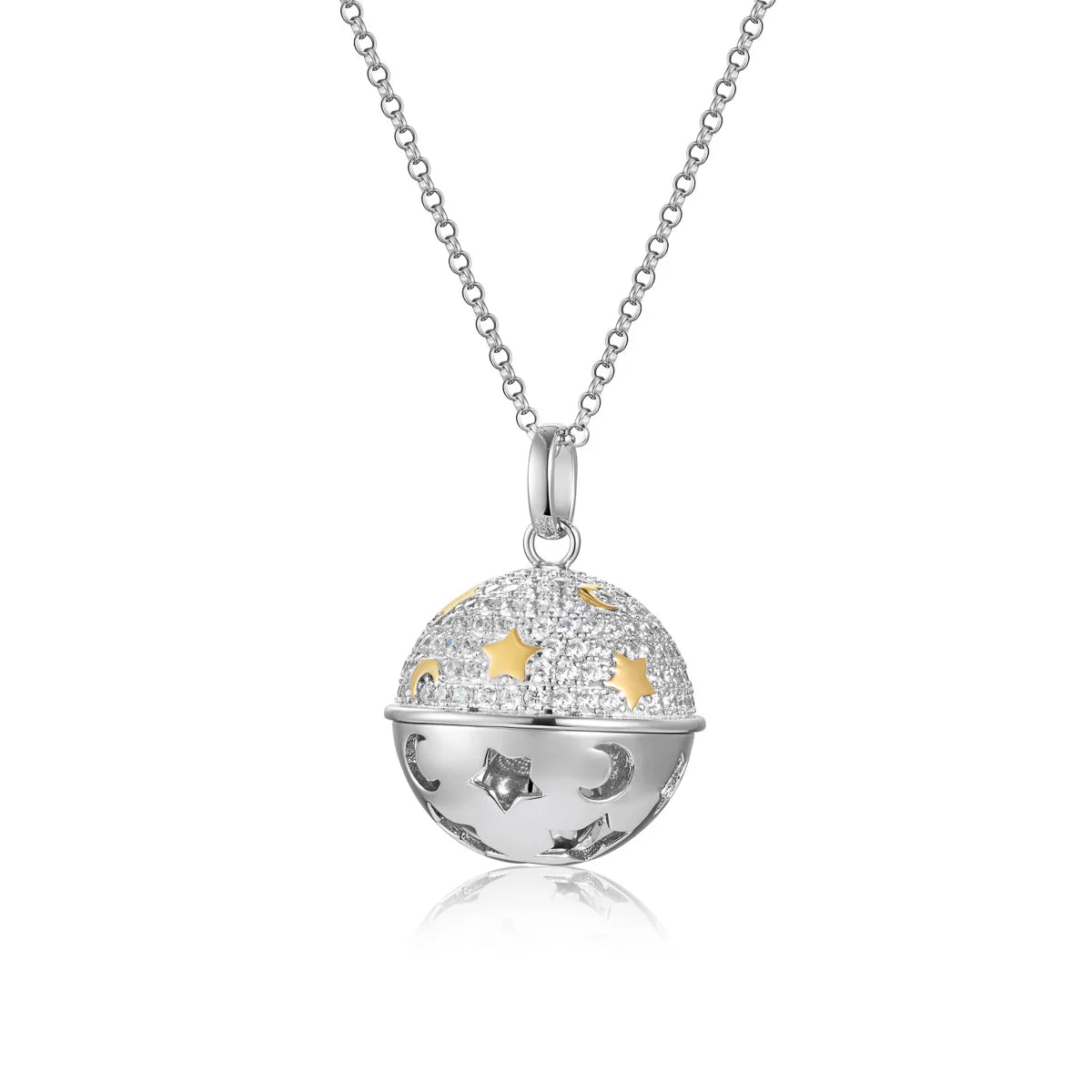 Collana Giannotti - CHIAMA ANGELI IN ARGENTO BIANCO E GIALLO E ZIRCONI
